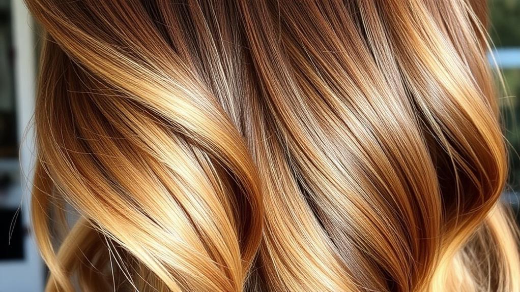 caramel hair color technique