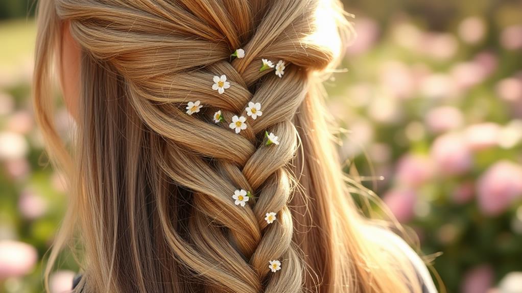 elegant braided hairstyle technique