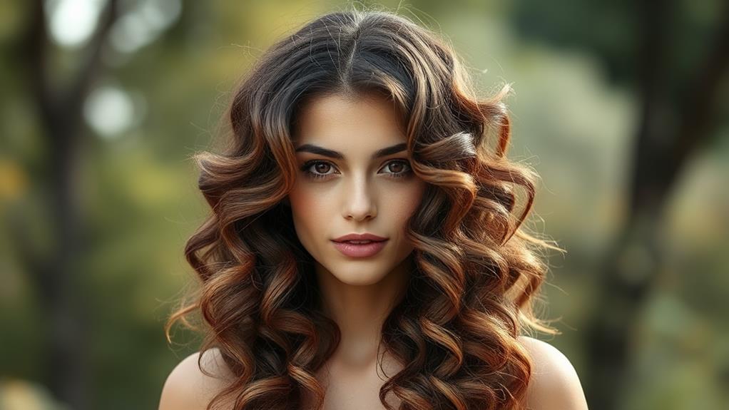 gentle bouncy hair texture