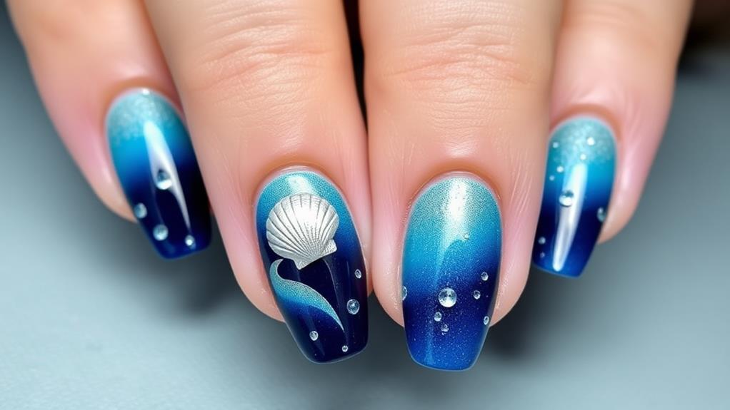 ocean inspired gradient design