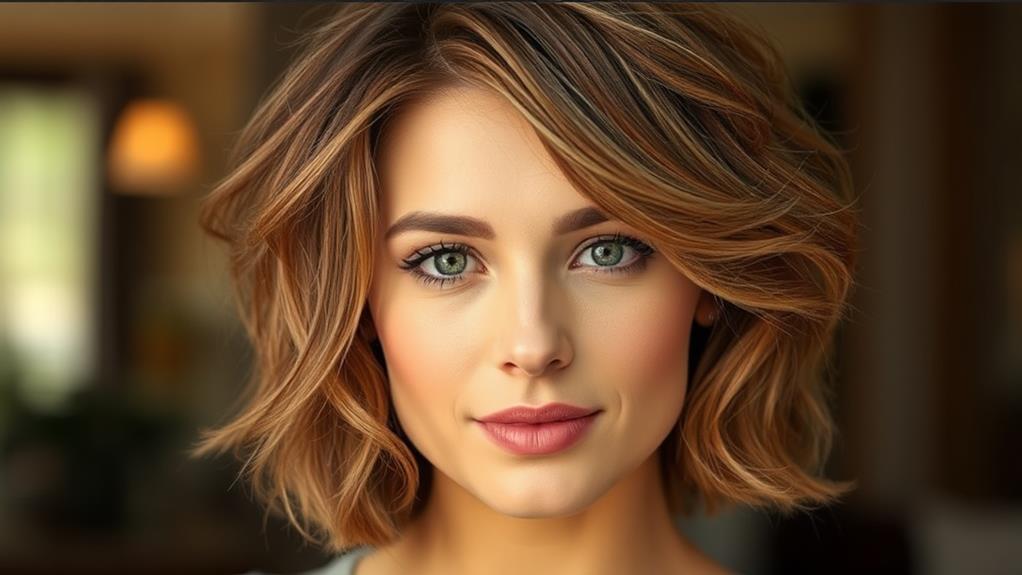 stylish textured bob haircut