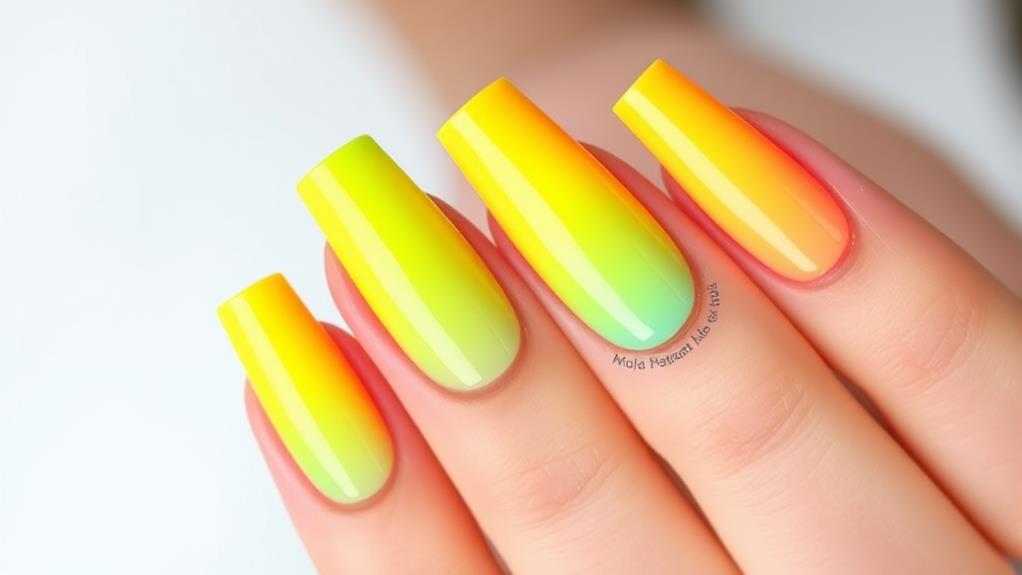 vibrant color gradient design